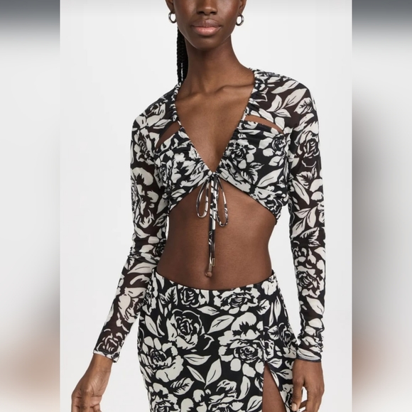 AFRM - Charmin Power Mesh Rouched Top - Picture 6 of 13